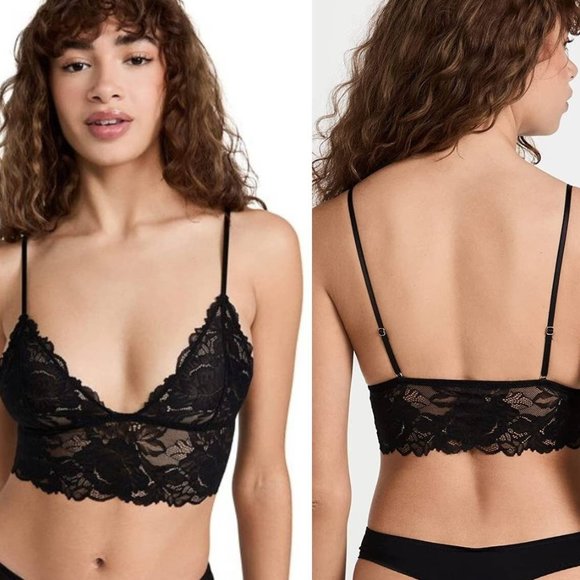 Free People Other - Free People Everyday Lace Longline 2 pack in Black Combo
